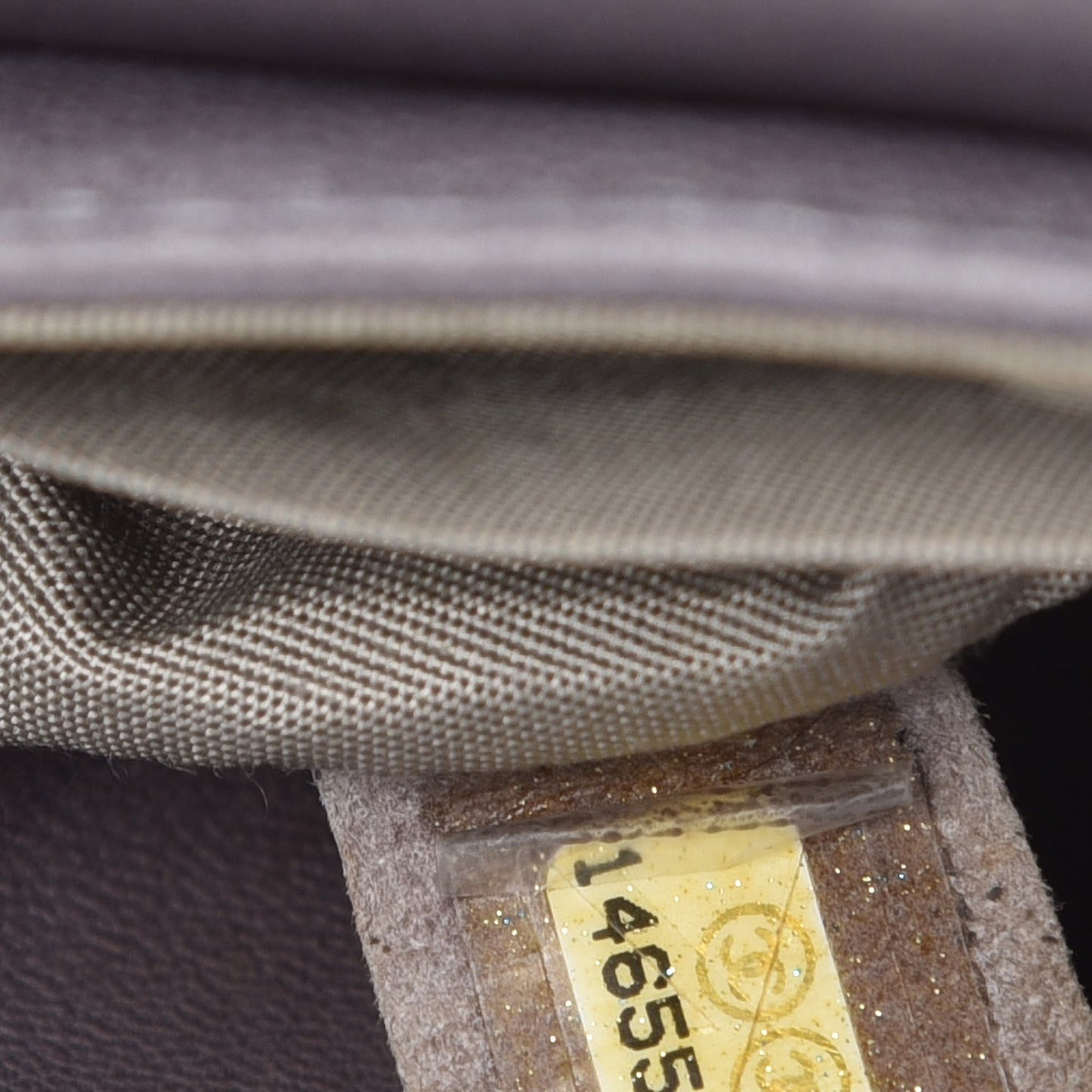 Lambskin Half Moon Wallet on Chain WOC Light Grey