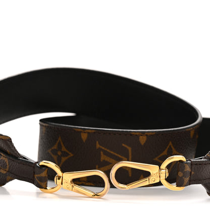 Louis Vuitton Monogram Bandouliere Shoulder Strap Black 3 of 8