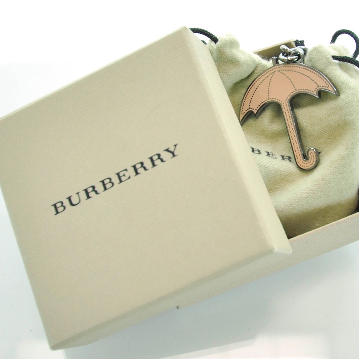 Trench Coat Umbrella Key Chain Bag Charm