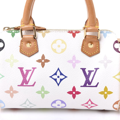 Louis Vuitton Monogram Multicolor Mini Sac HL Speedy White 10 of 10