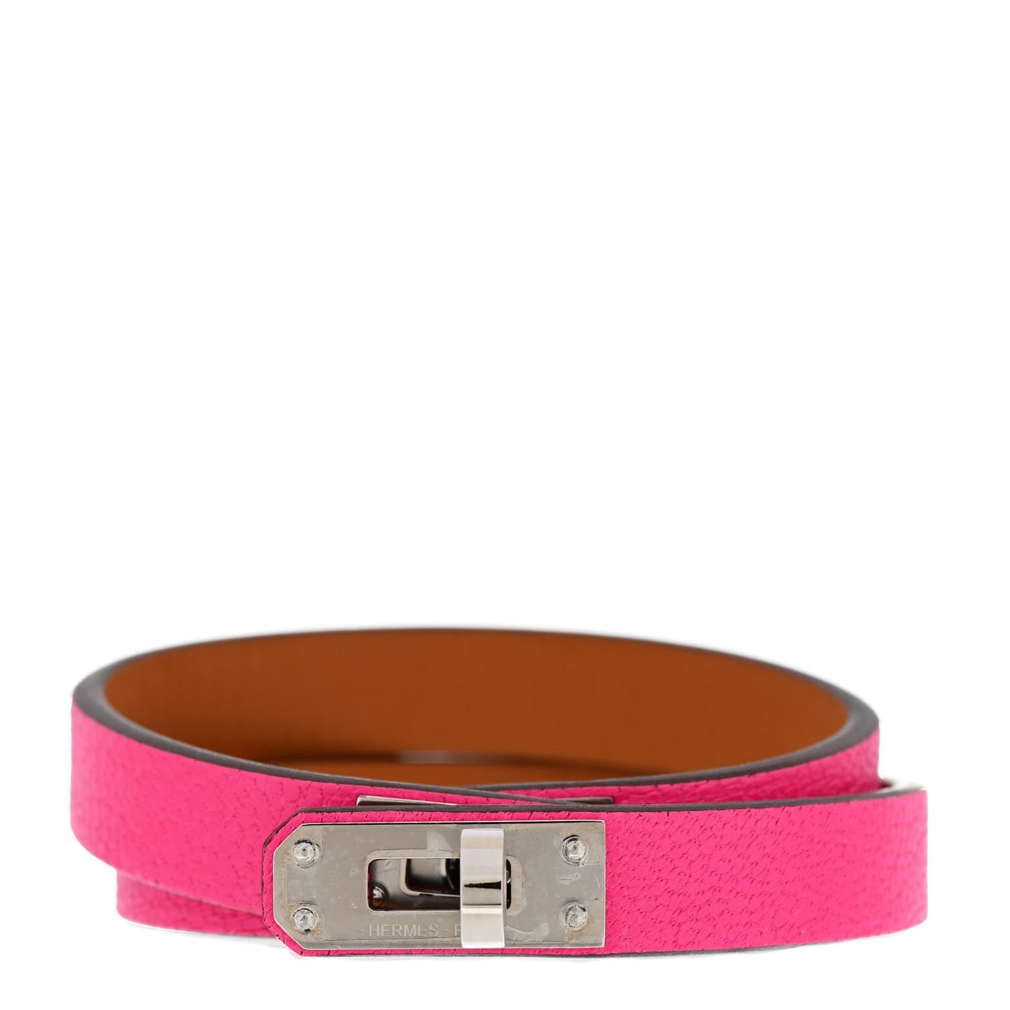 Chevre Chamkila Kelly Double Tour Bracelet T2 Rose Pop