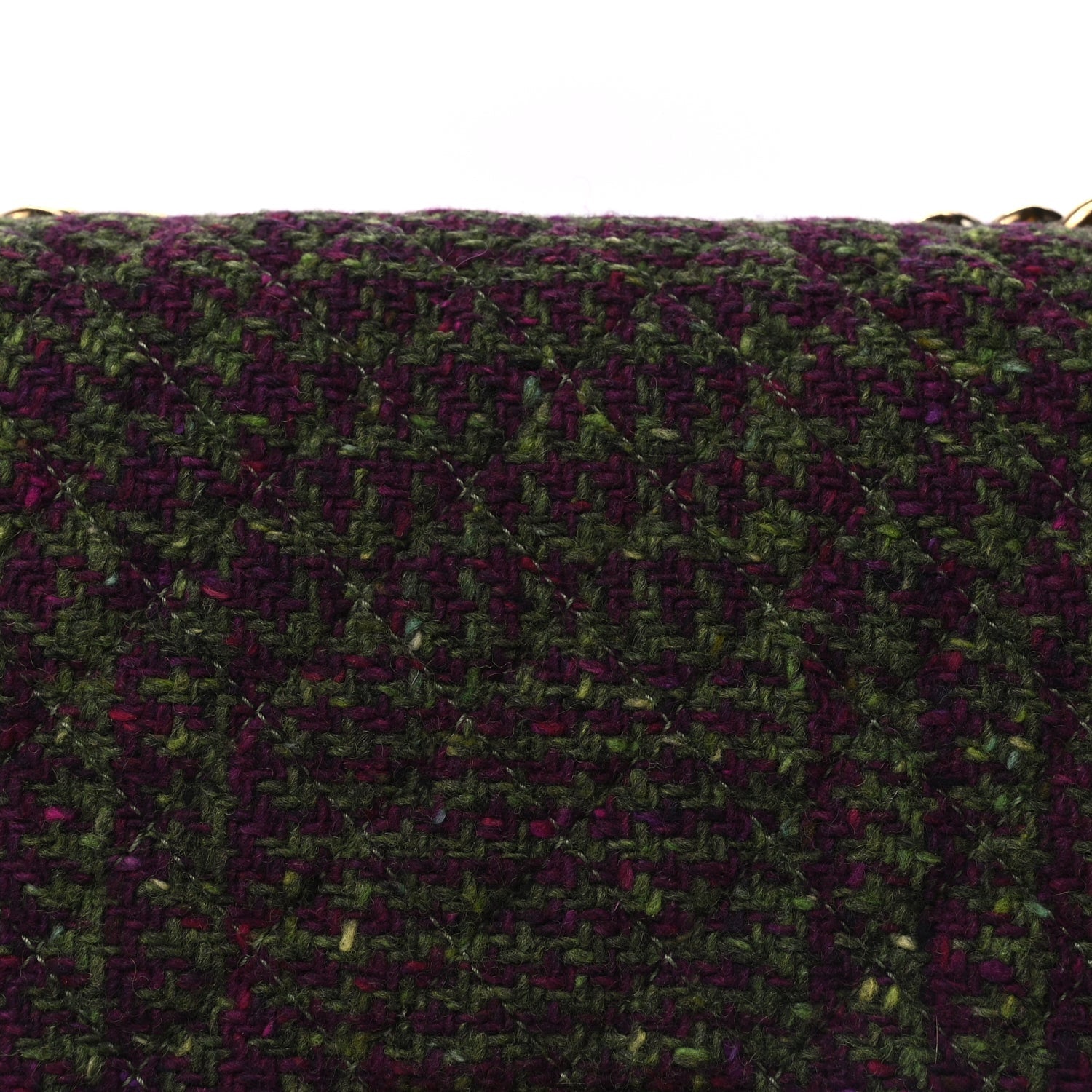 Chanel Velvet Tweed Medium Boy Flap Green 6 of 8