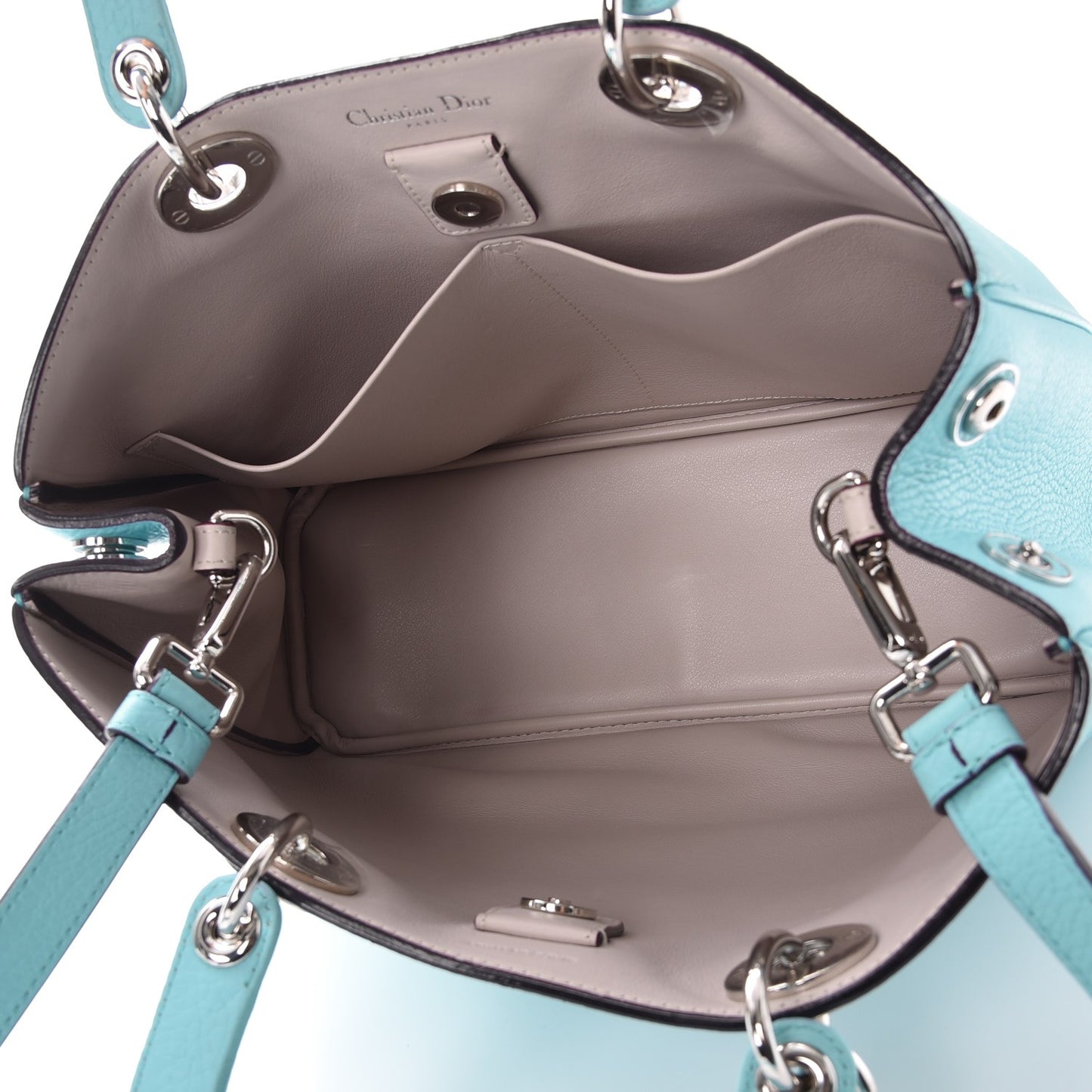 Bullcalf Medium Diorissimo Tote Blue