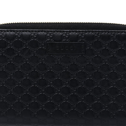 Gucci Microguccissima Zip Around Wallet Black 6 of 6