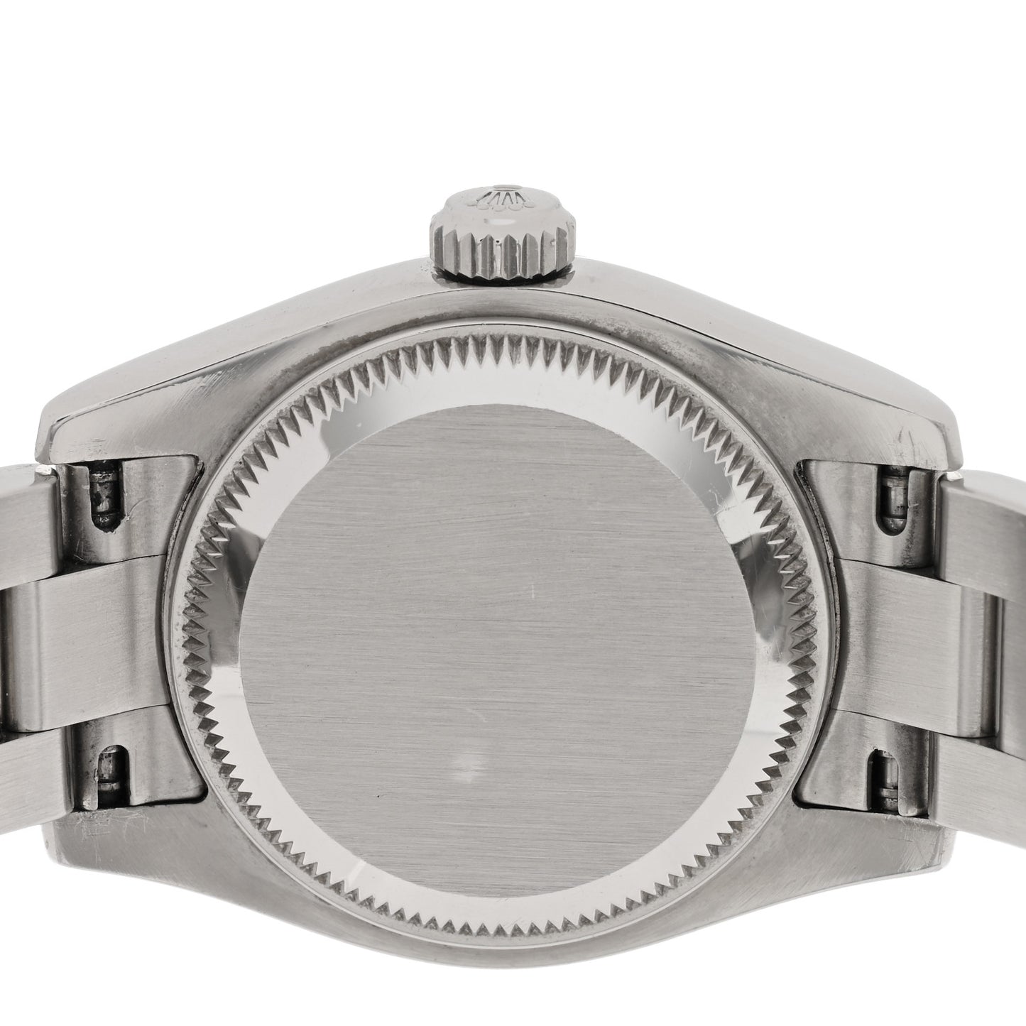 Stainless Steel 18K White Gold 26mm Oyster Perpetual Watch White Roman 176234
