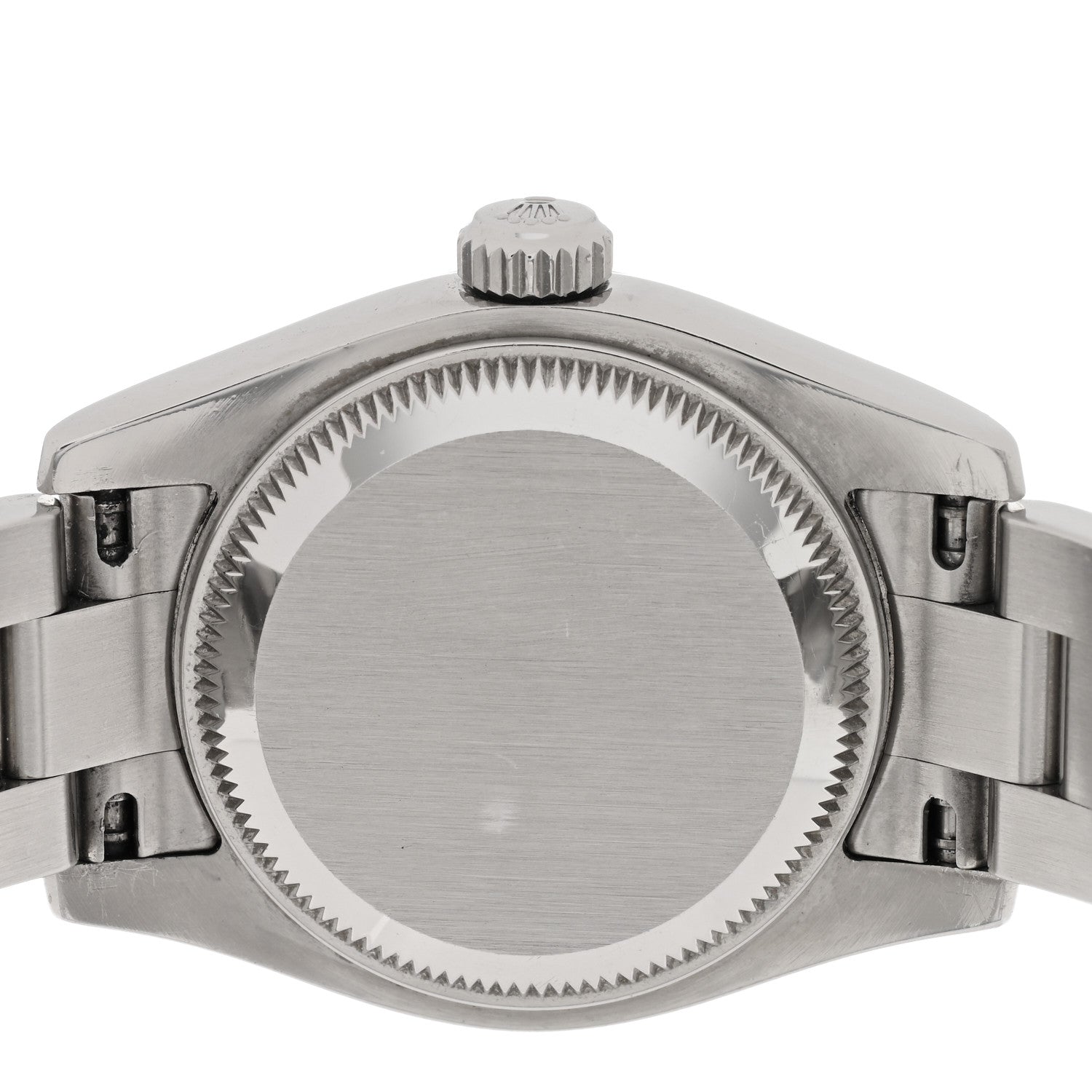 Rolex Stainless Steel 18K White Gold 26mm Oyster Perpetual Watch White Roman 176234 4 of 4