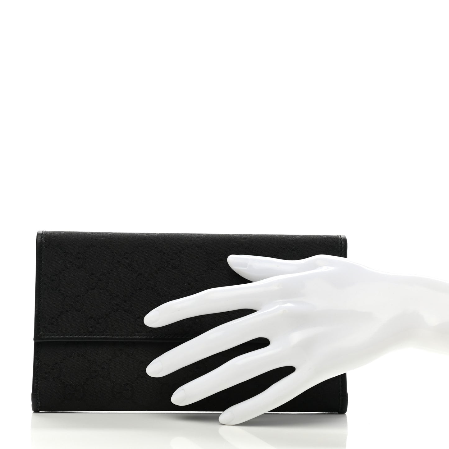 Monogram Nylon Continental Wallet Black