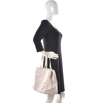 Chanel Nylon Travel Large Tote Pink 2 of 11