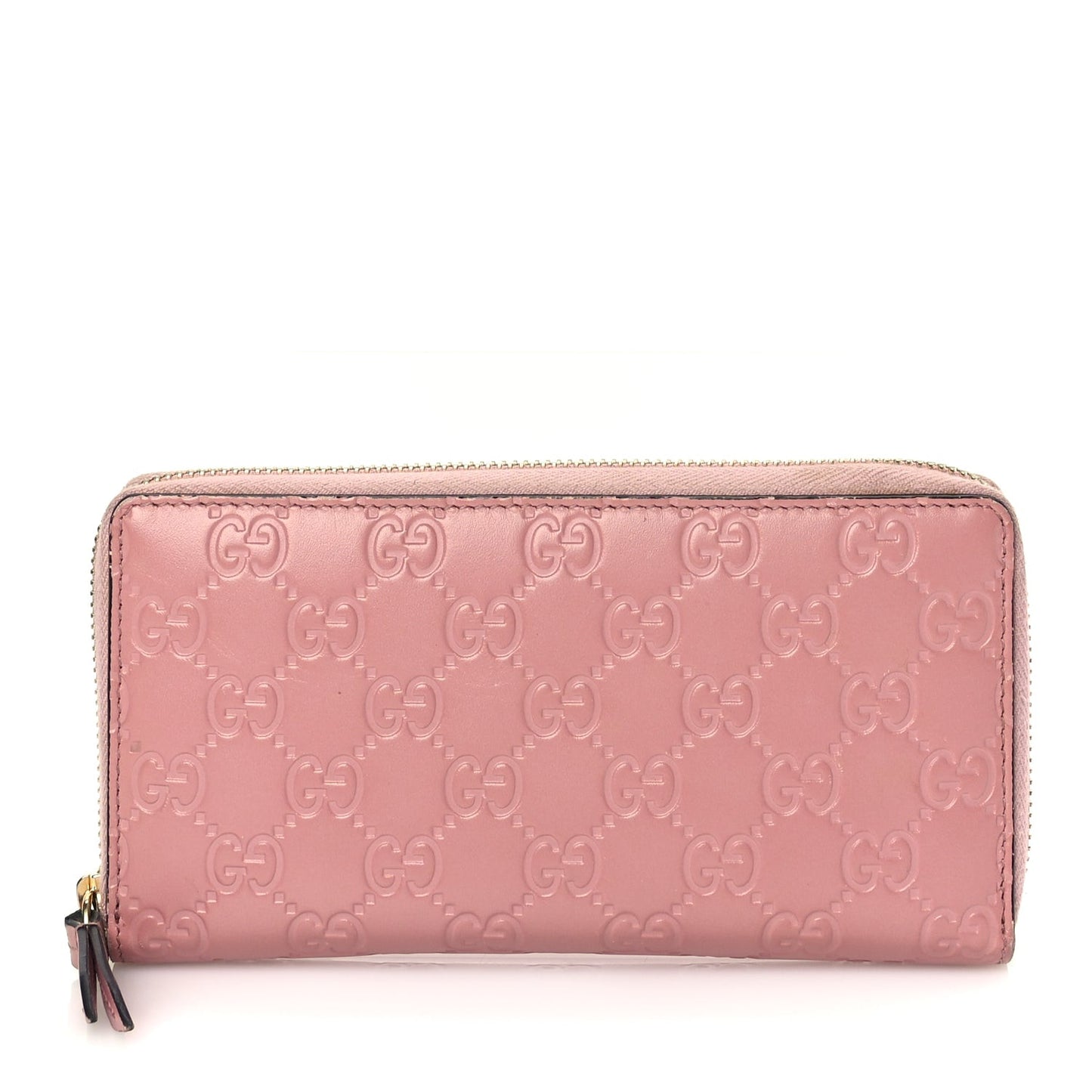 ssima Signature Zip Around Wallet Soft Pink