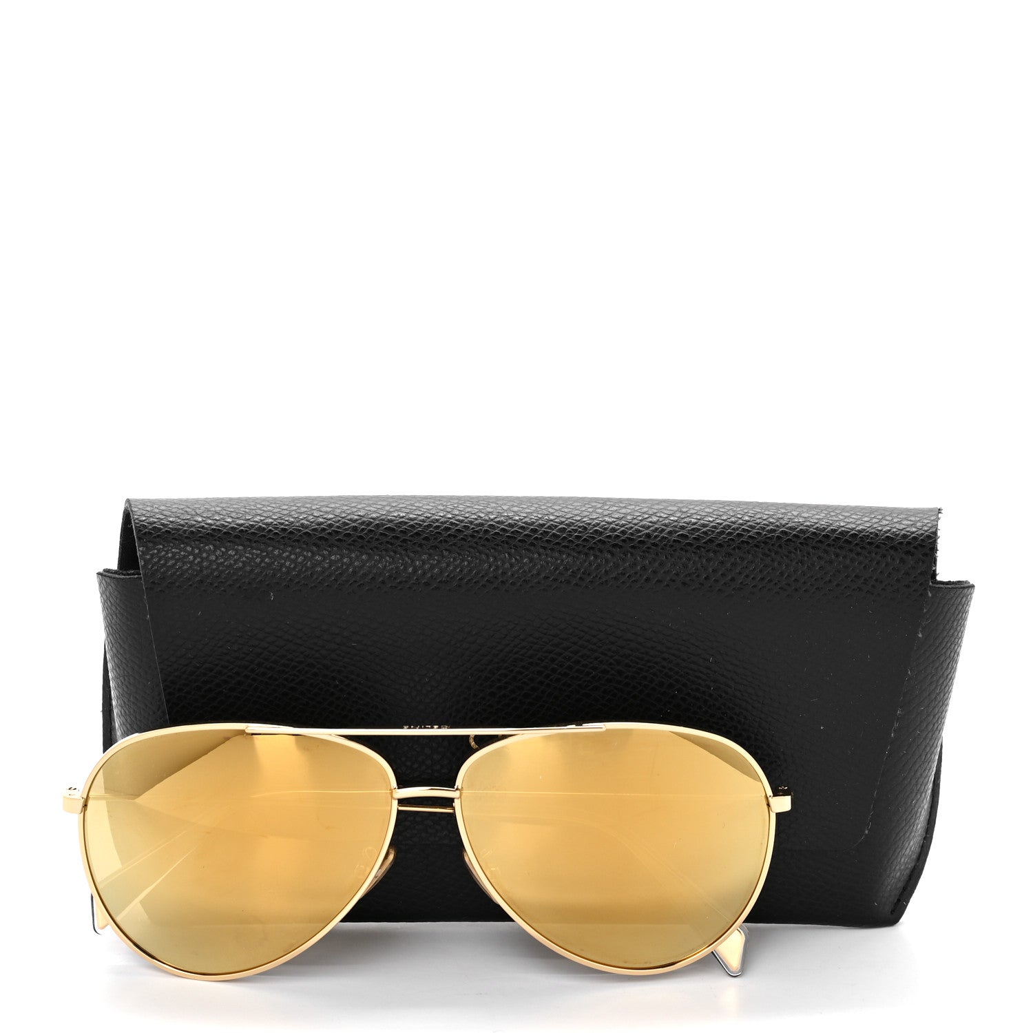 Celine Aviator Sunglasses CL 40062U Gold 8 of 8