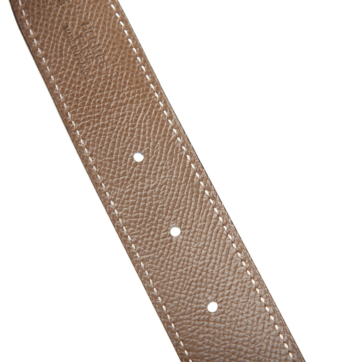 Hermes Swift Epsom H Belt 85 Black Etoupe 5 of 6