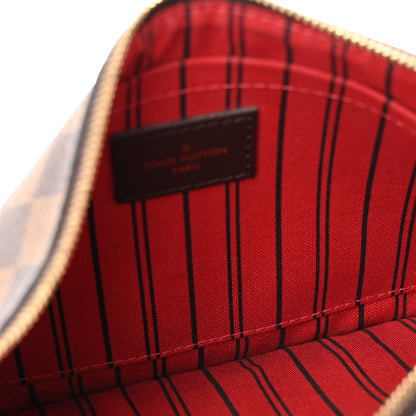 Louis Vuitton Damier Ebene Neverfull MM GM Pochette 5 of 9