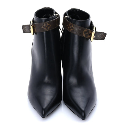 Louis Vuitton Calfskin Monogram Matchmake Low Boots 37 Brown 3 of 7