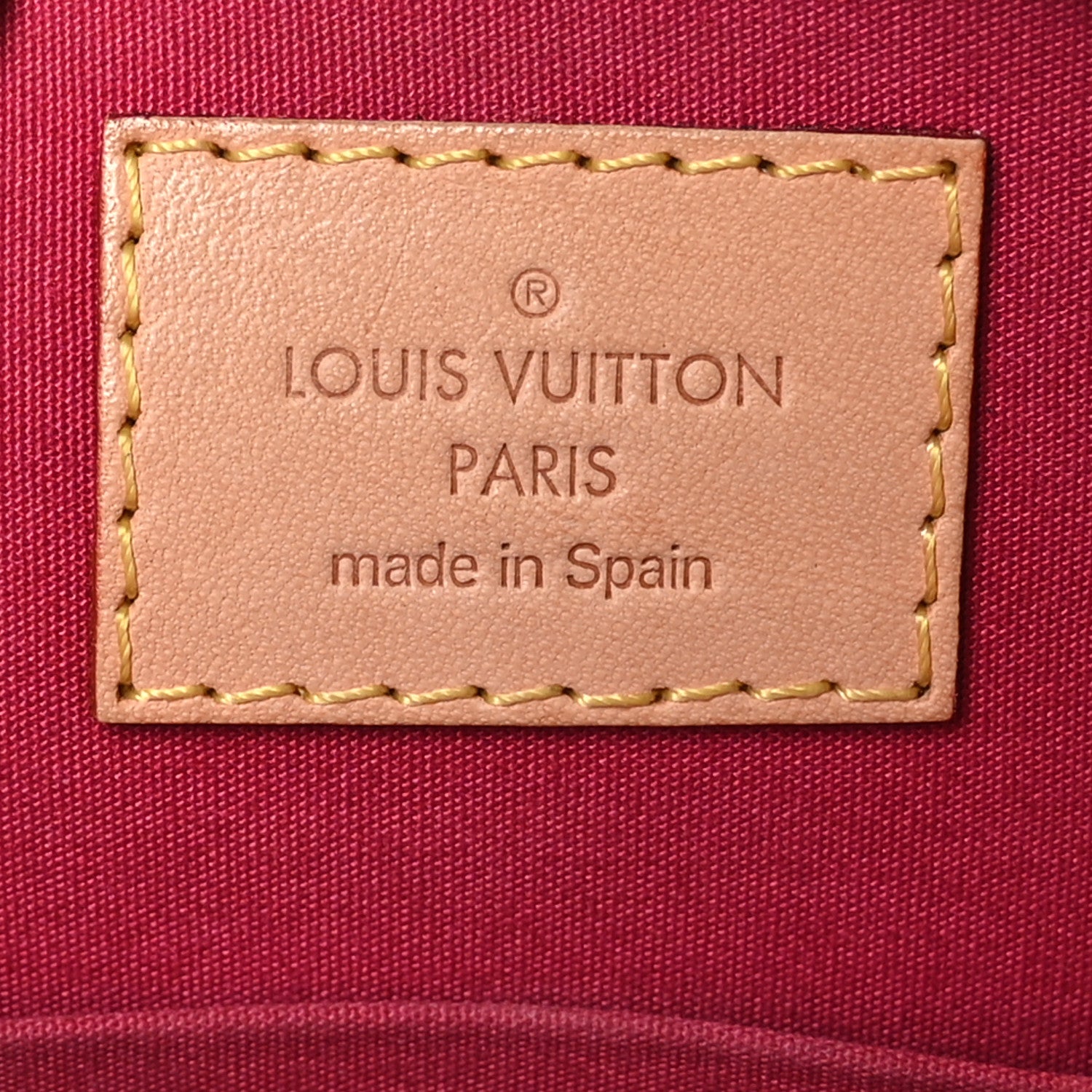 Louis Vuitton LOUIS VUITTON Vernis Alma BB Rose Indien 6 of 8