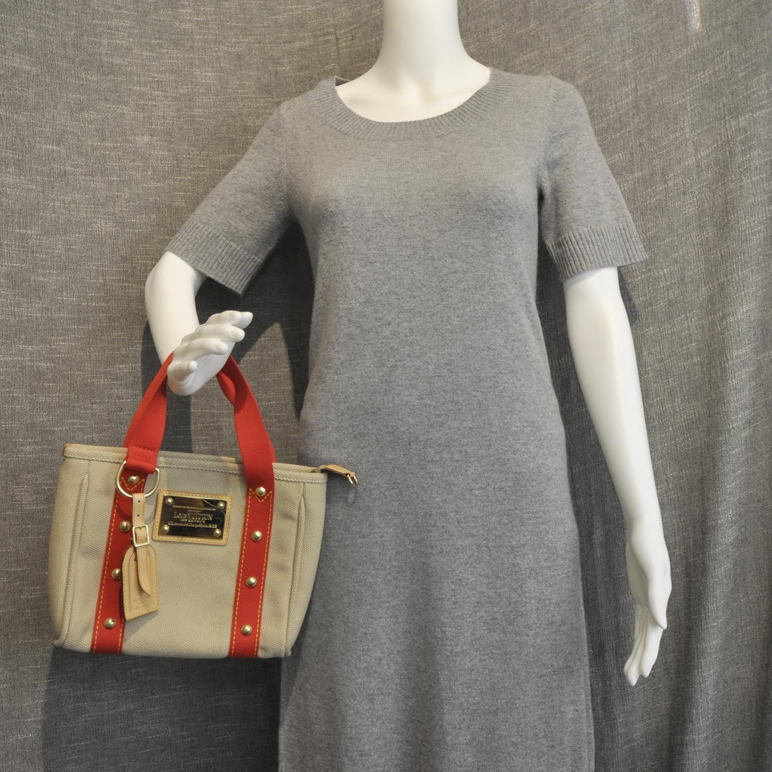 Louis Vuitton Cabas Antigua PM Beige 2 of 9