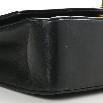 Chanel Lambskin Quilted Medium Single Flap Black 8 of 9