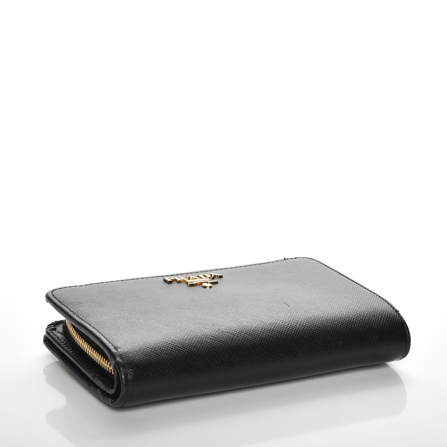 Saffiano Compact Wallet Nero Black
