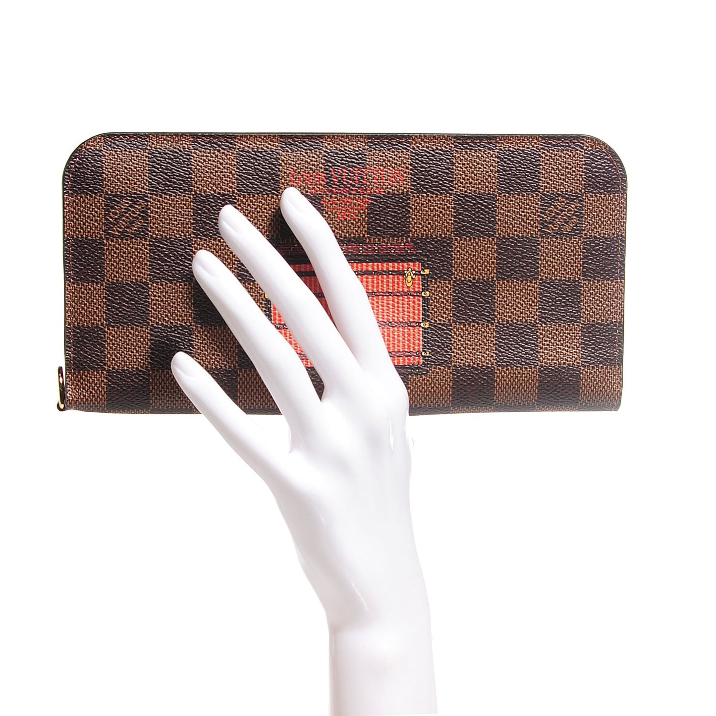 Damier Ebene Insolite Trunks and Lock Wallet