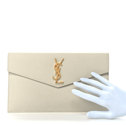 Saint Laurent Grain De Poudre Uptown Pouch Crema Soft 2 of 6