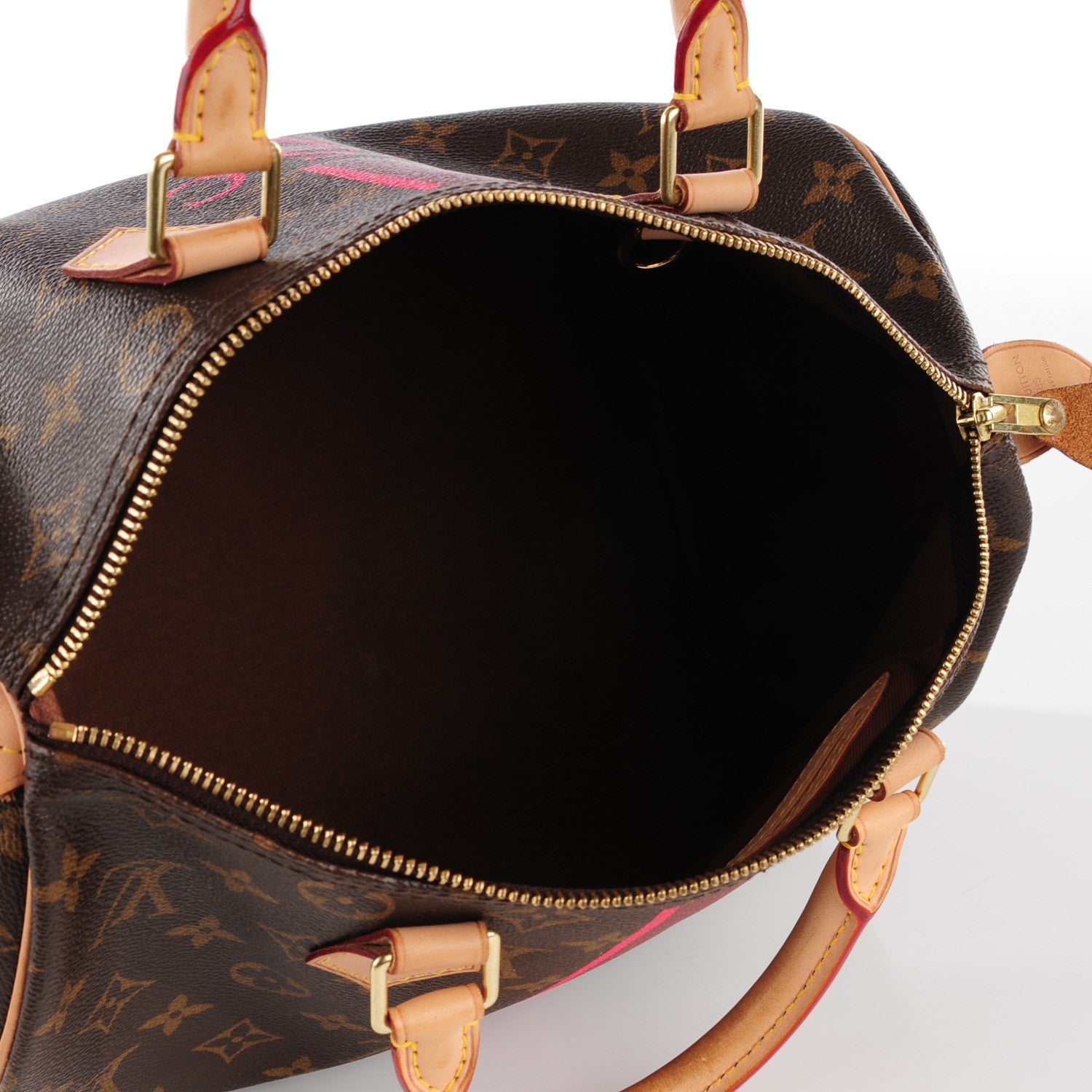 Louis Vuitton Monogram My LV Heritage Speedy 30 Bordeaux Fuchsia 7 of 7