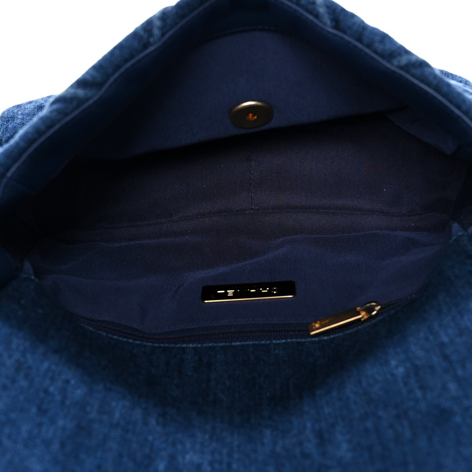 Chanel Denim Quilted Medium Chanel 19 Flap Blue 7 of 9