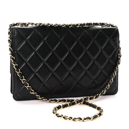 Chanel Lambskin Quilted Large Golden Class Flap Black 2 of 9