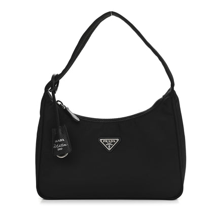 Prada Tessuto Nylon Mini Re-Edition 2000 Bag Black 1 of 10
