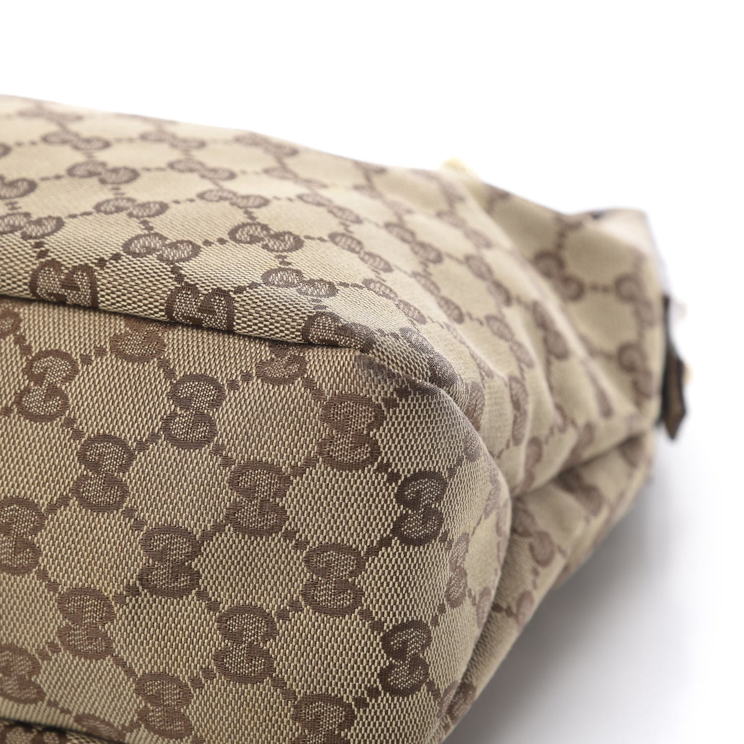 Monogram Medium Horsebit Chain Hobo Off White