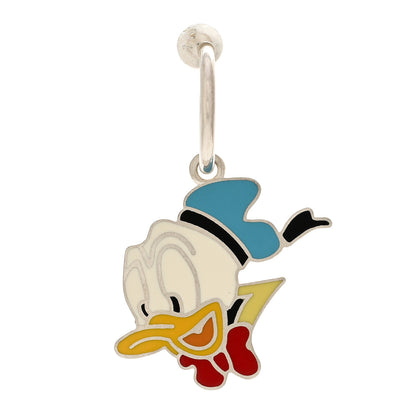 Gucci X DISNEY Sterling Silver Enamel Donald Duck Single Earring 1 of 4
