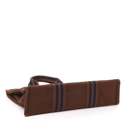 Hermes Canvas Tout Fourre PM Brown 4 of 9