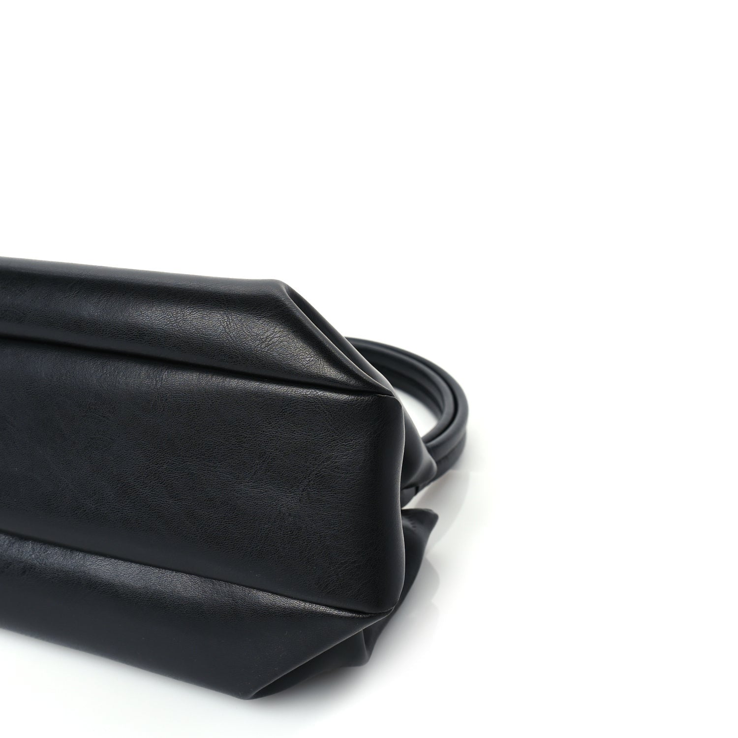 Celine Smooth Calfskin Eyelet Small Top Handle Bag Black 8 of 8