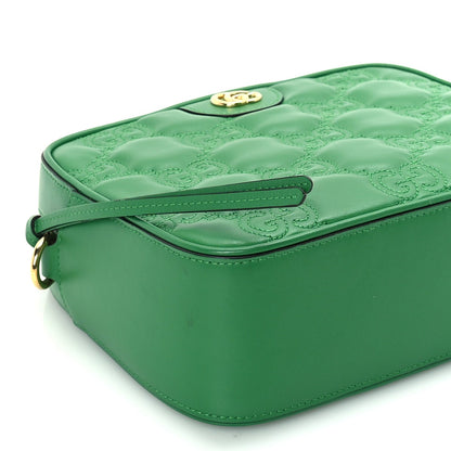Gucci Calfskin GG Matelasse Shoulder Bag Spring Green 7 of 8