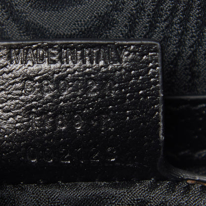 Gucci X BALENCIAGA BB Monogram Web Graffiti Medium Ophidia Carry-On Duffle Bag Black 8 of 9