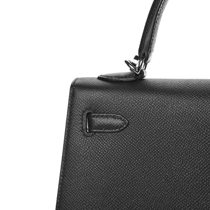 Hermes Epsom Kelly Sellier 25 Black 18 of 42