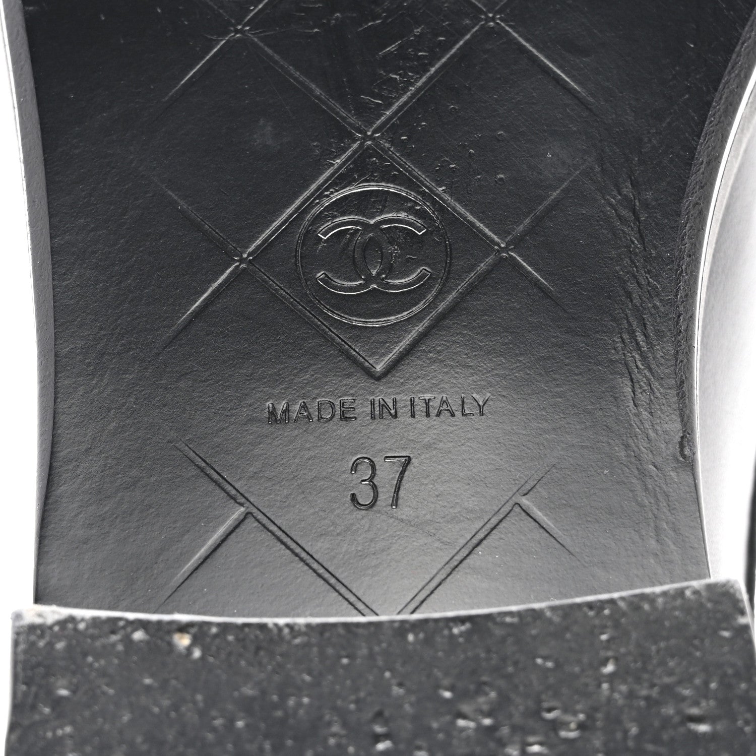 Chanel Lambskin Quilted CC Turnlock Loafers 37 Black 7 of 12