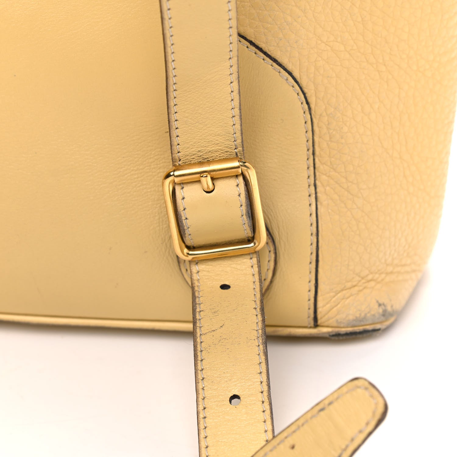 Gucci Calfskin Bamboo Medium Backpack Yellow 20 of 21