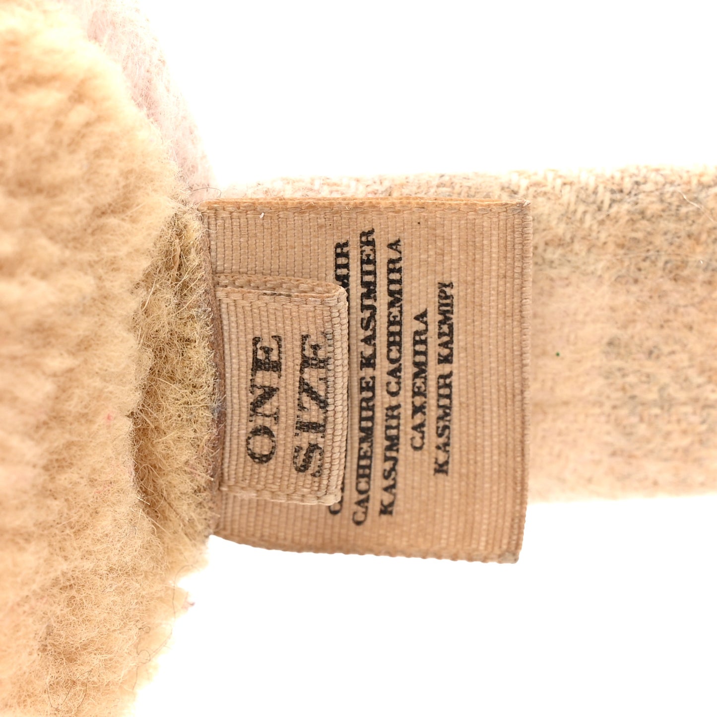Cashmere House Check Earmuffs Light Pink