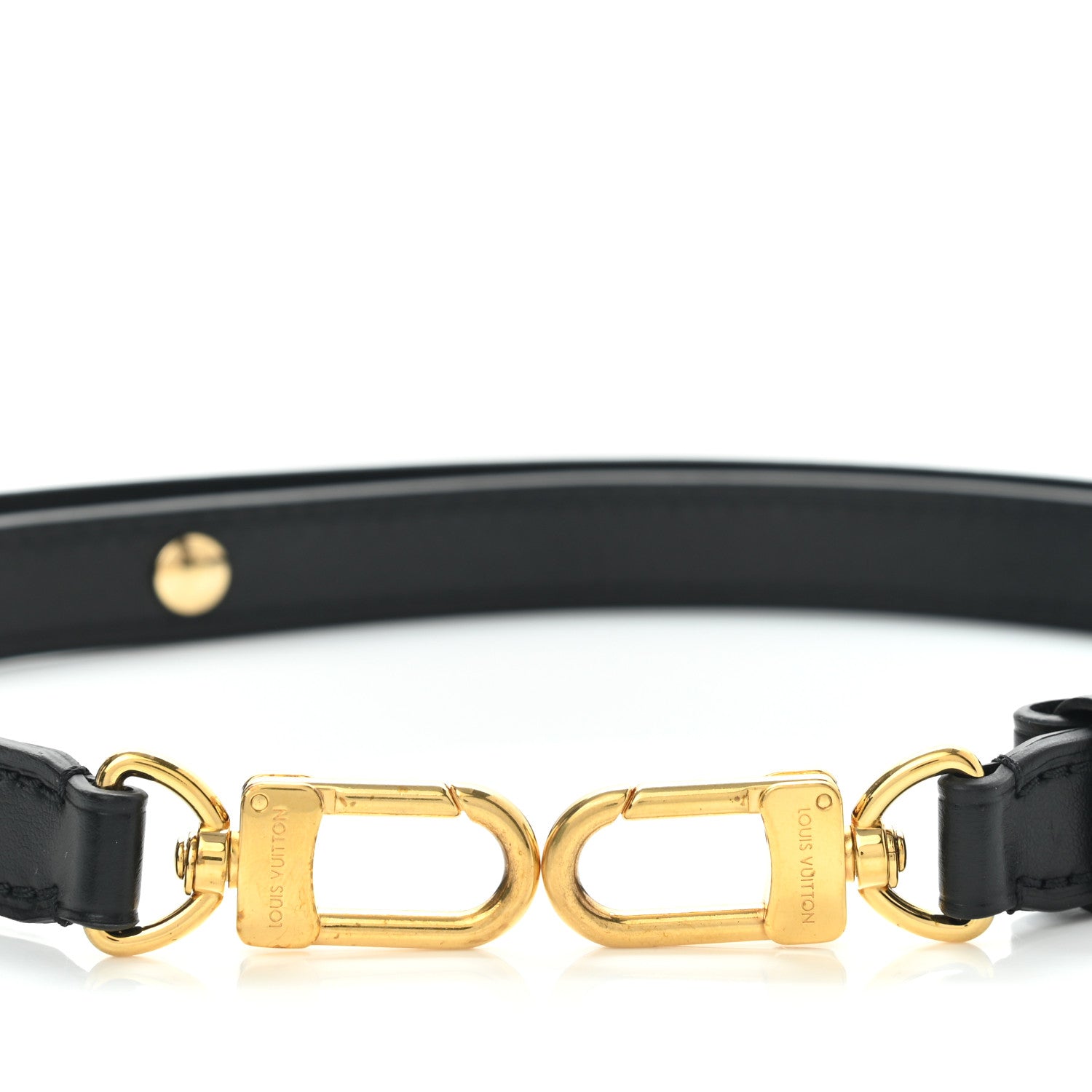 Louis Vuitton Calfskin Neonoe Shoulder Strap Black 3 of 4