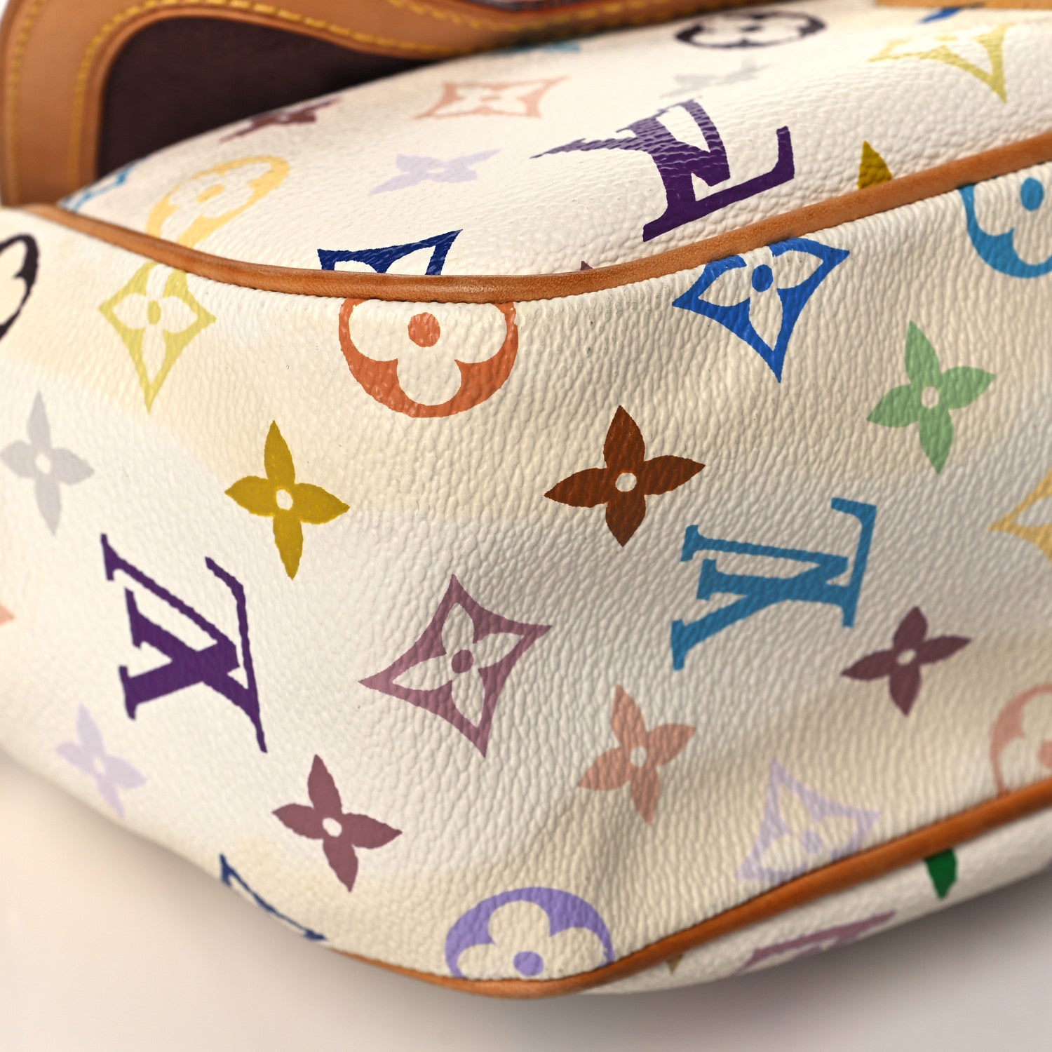 Louis Vuitton Monogram Multicolor Gracie MM White 6 of 7