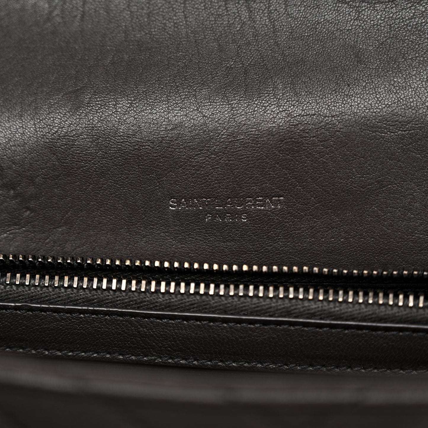 Sheepskin Matelasse Chevron Monogram Medium College Bag