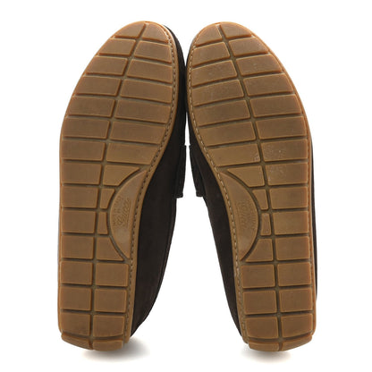 Gucci Suede Mens InterLocking G Driver Loafers 8 Cocoa 6 of 7