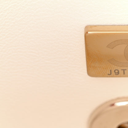 Chanel Caviar Quilted Extra Mini Coco Handle Flap White 7 of 14