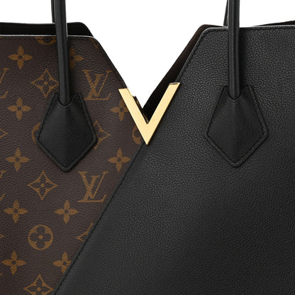 Louis Vuitton Calfskin Monogram Kimono Tote Black 7 of 12
