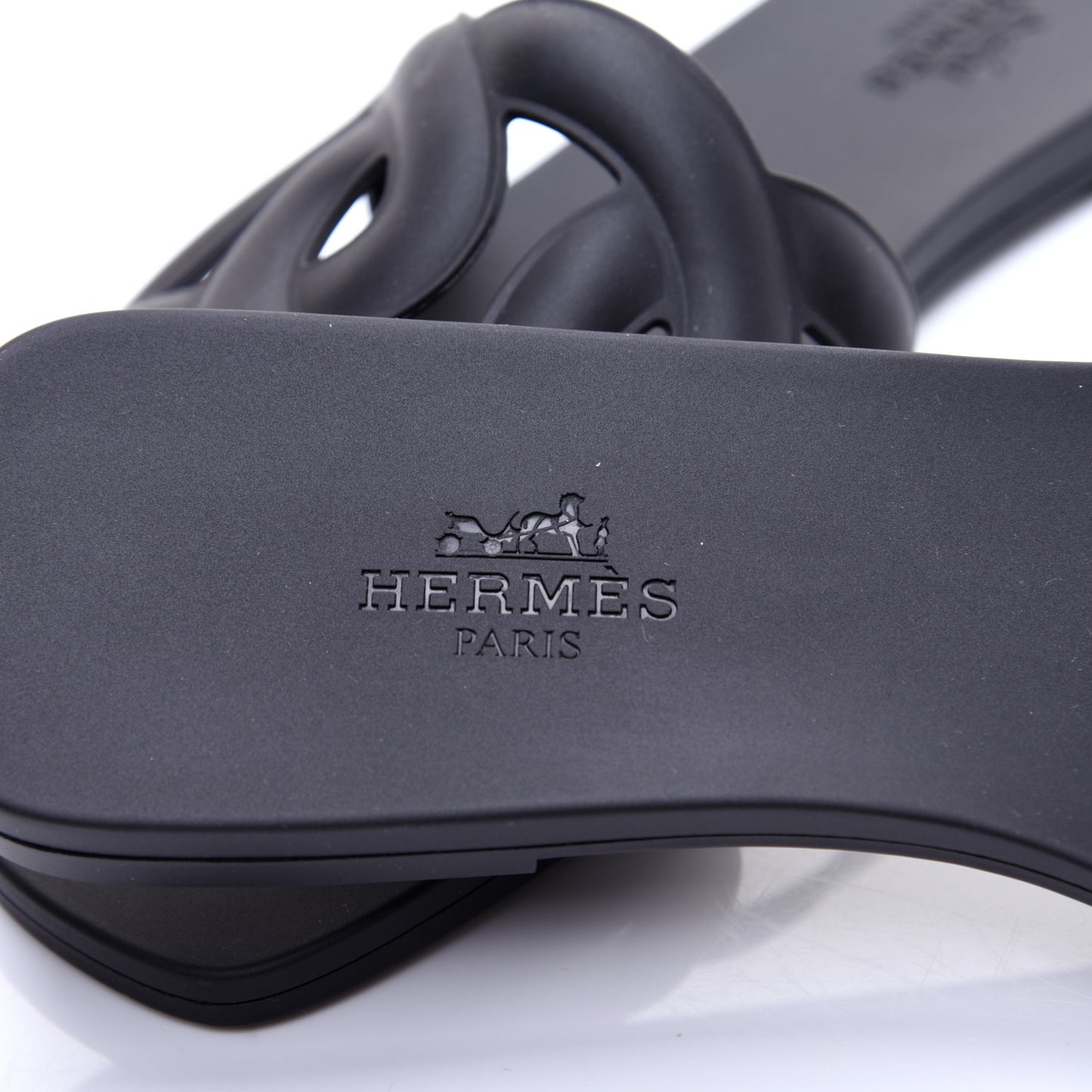 Rubber Aloha Sandals 36 Black