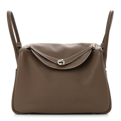 Hermes Taurillon Clemence Lindy 34 Etoupe 1 of 11