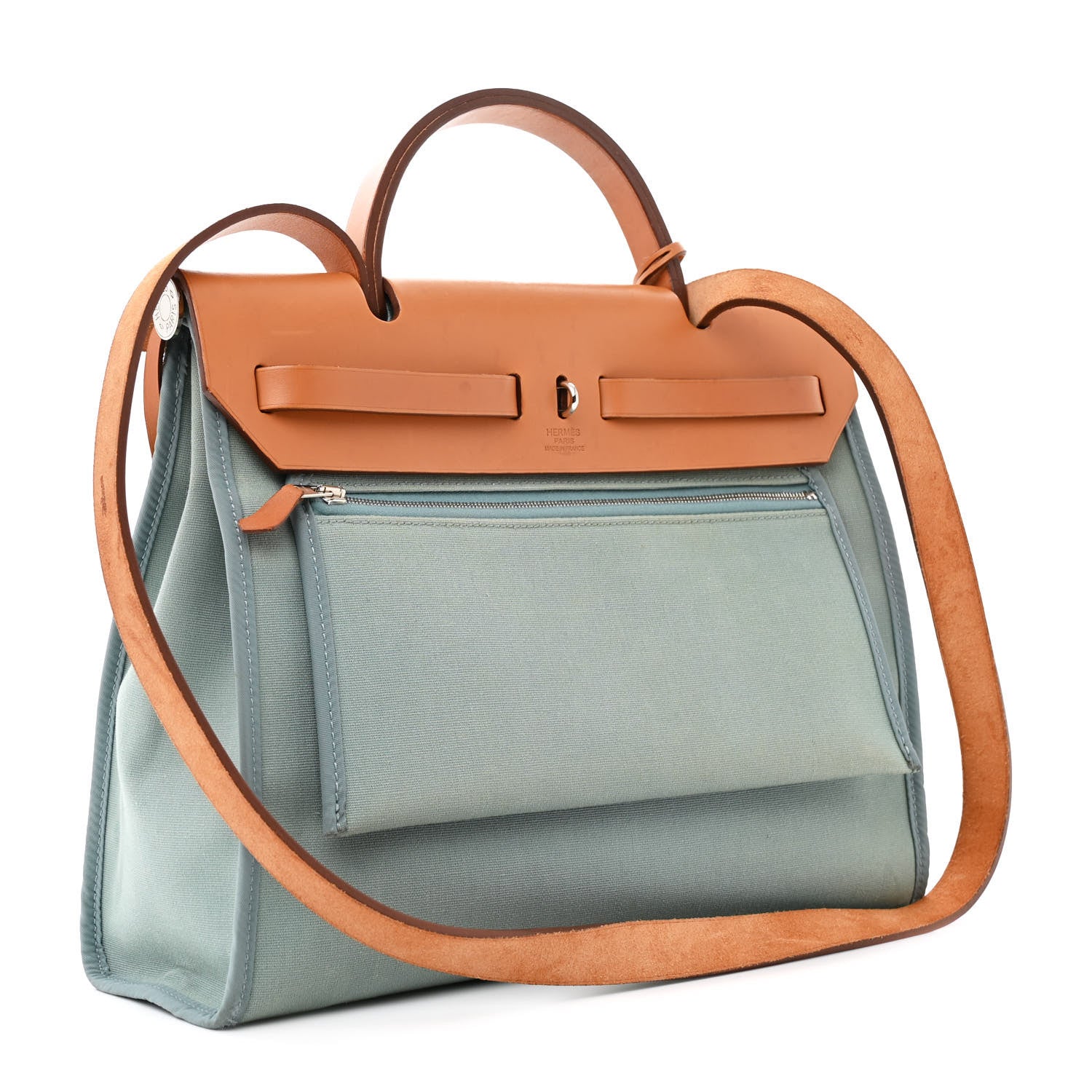 Hermes Vache Hunter Toile Herbag Zip 31 PM 4 of 20