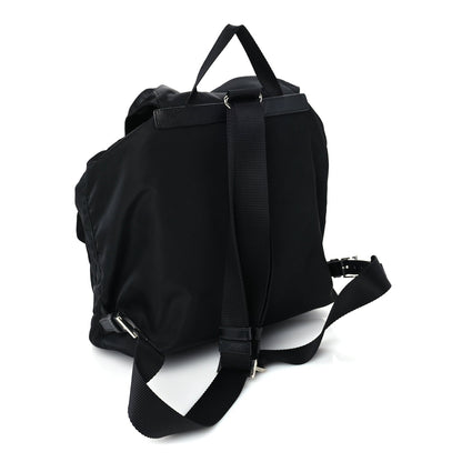 Prada Re-Nylon Vela Saffiano Medium Backpack Black 2 of 8