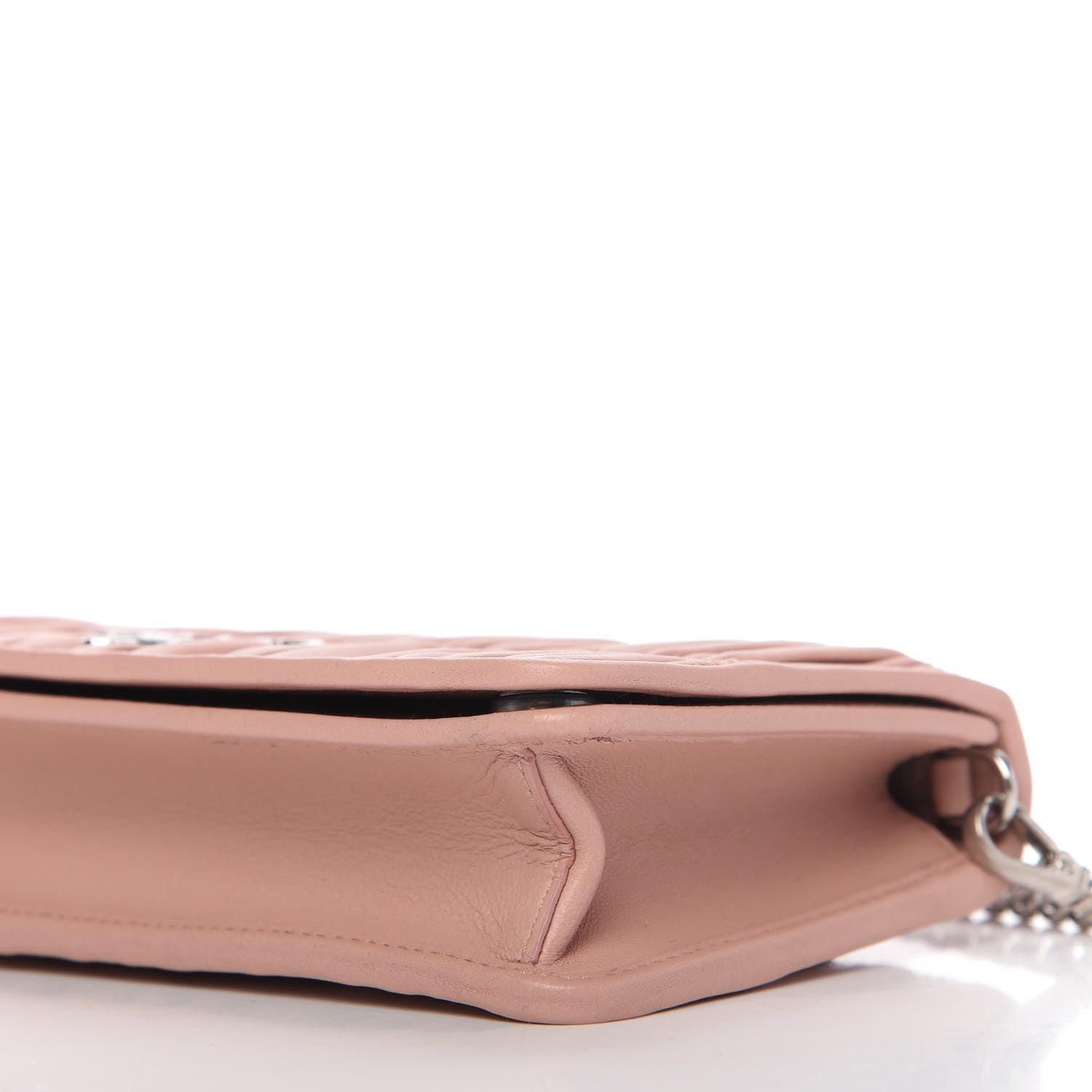 Prada Nappa Gaufre Wallet On Chain Orchidea 7 of 10