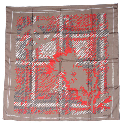 Chanel Silk CC Square Scarf 2 of 10