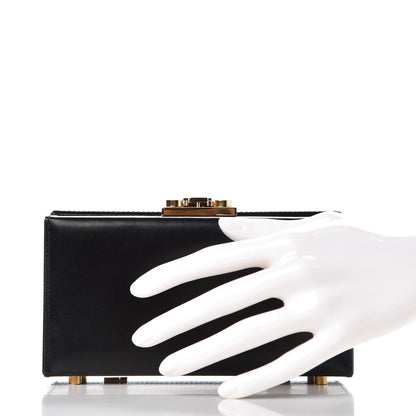 Saint Laurent Calfskin Micro Mellettes Clutch Black 2 of 12